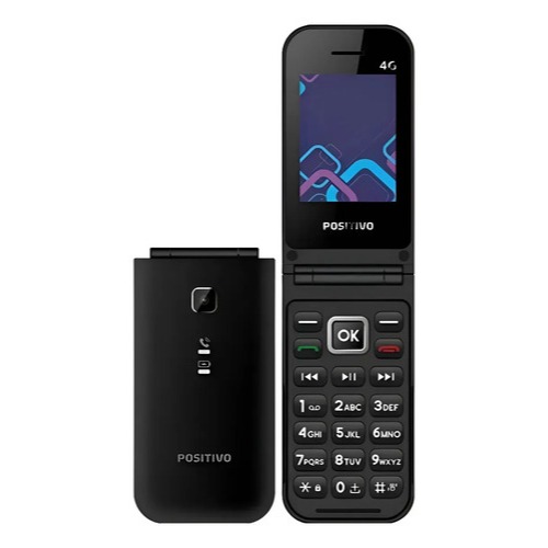 Celular Positivo P51 Flip 4G Dual Sim Rádio FM