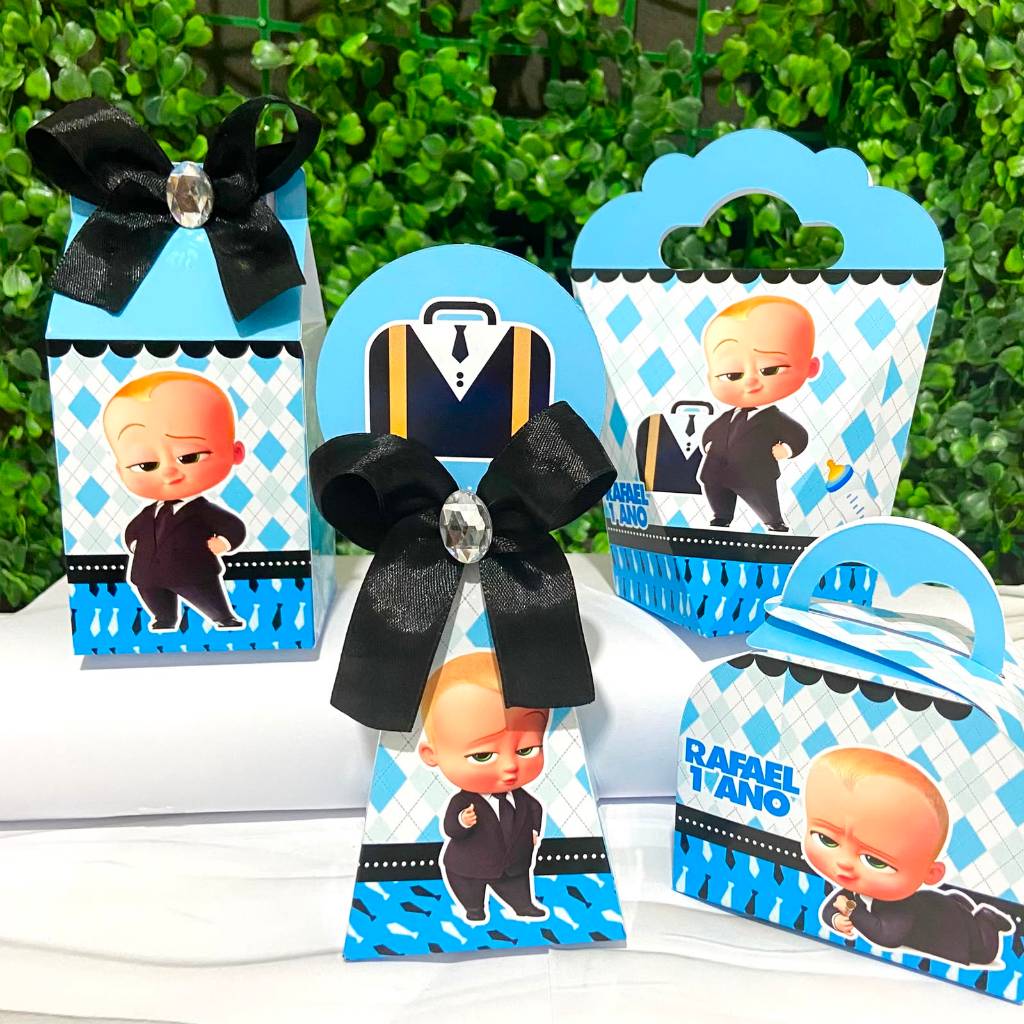 Kit Caixas Personalizadas PODEROSO CHEFINHO Lembrancinhas Festa Infantil Aniversário Desmontadas