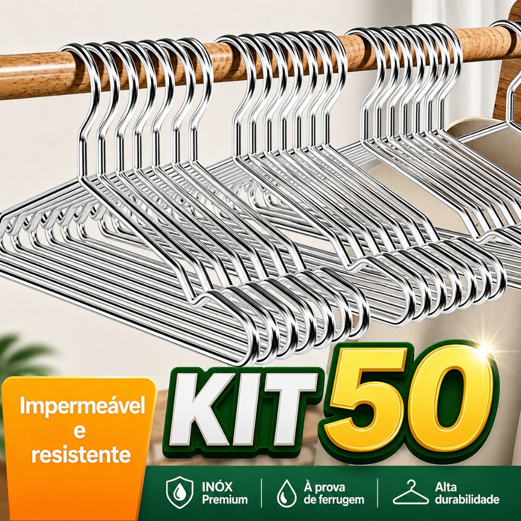 Hot 10/20/30/40/50 Cabides Para Roupas Em Aço Inoxidável Reforçados Antiferrugem Resistentes