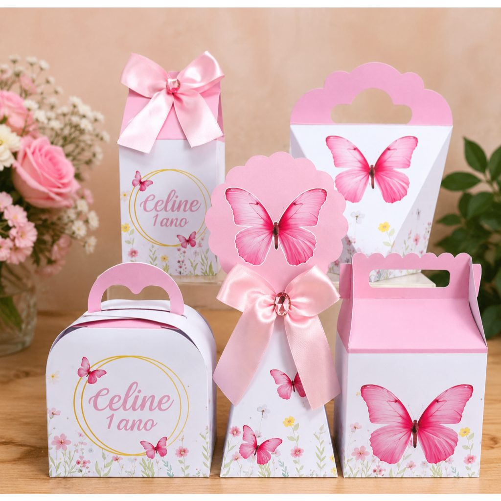 Lembrancinhas Personalizadas Borboleta / Jardim Encantado / Decoração / Aniversário