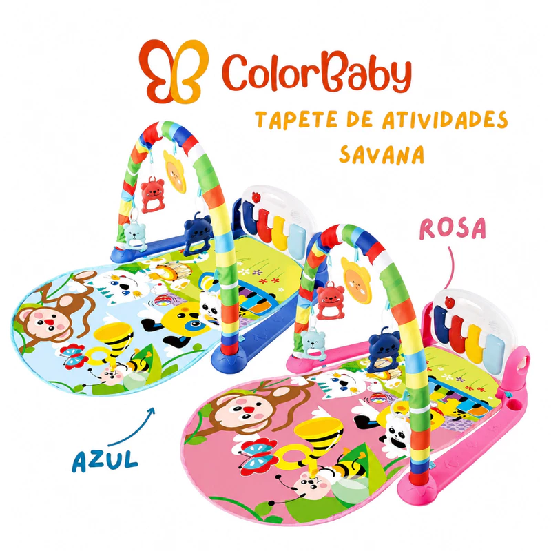 Tapete de Atividades para Bebê ColorBaby Musical