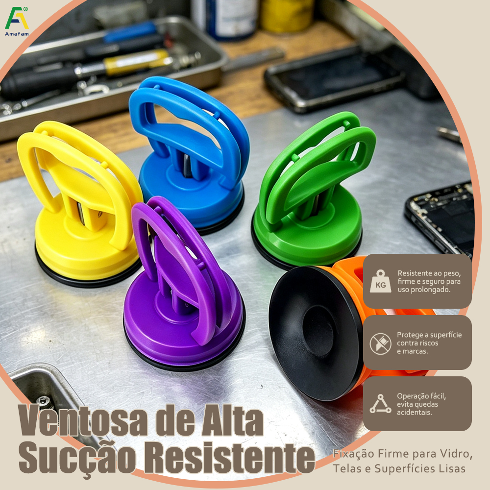 Ventosa de Sucção Pequena 5,7 cm Puxador Desamassar Amassados Carro Reparo de Tela de Celular ZEM