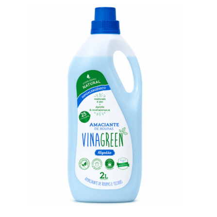 Amaciante de Roupa Vinagreen Algodão Vegana 2litros