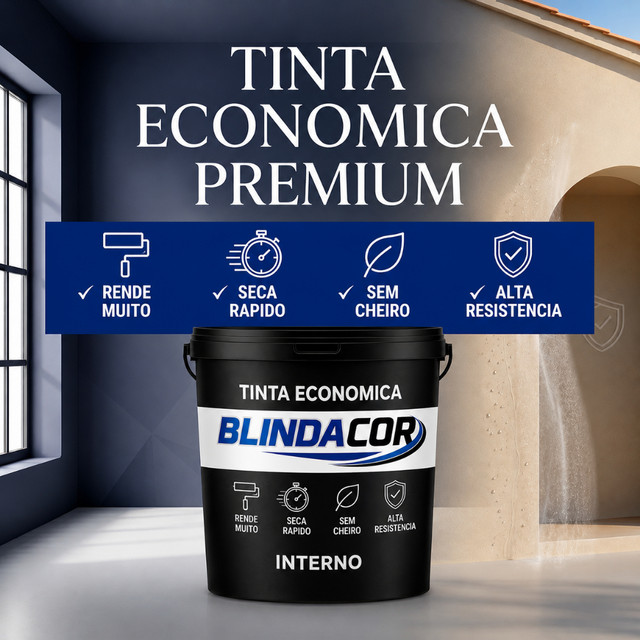 Tinta Economica Acrilica 4kg Sem cheiro Otimo Rendimento e Cobertura