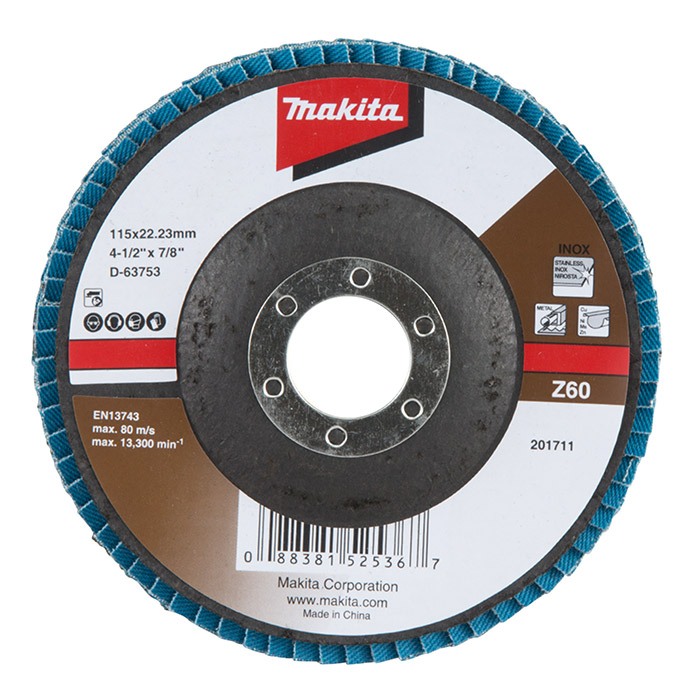 Disco Flap 4.1/2 Grão 60 D-63753 - Makita