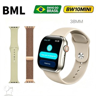 BML Smartwatch-Tela AMOLED 1.46"| Monitoramento De Freqüência Cardíaca Do Sono NFC ChatGPT 3D Tela Curva Esportes Relógi
