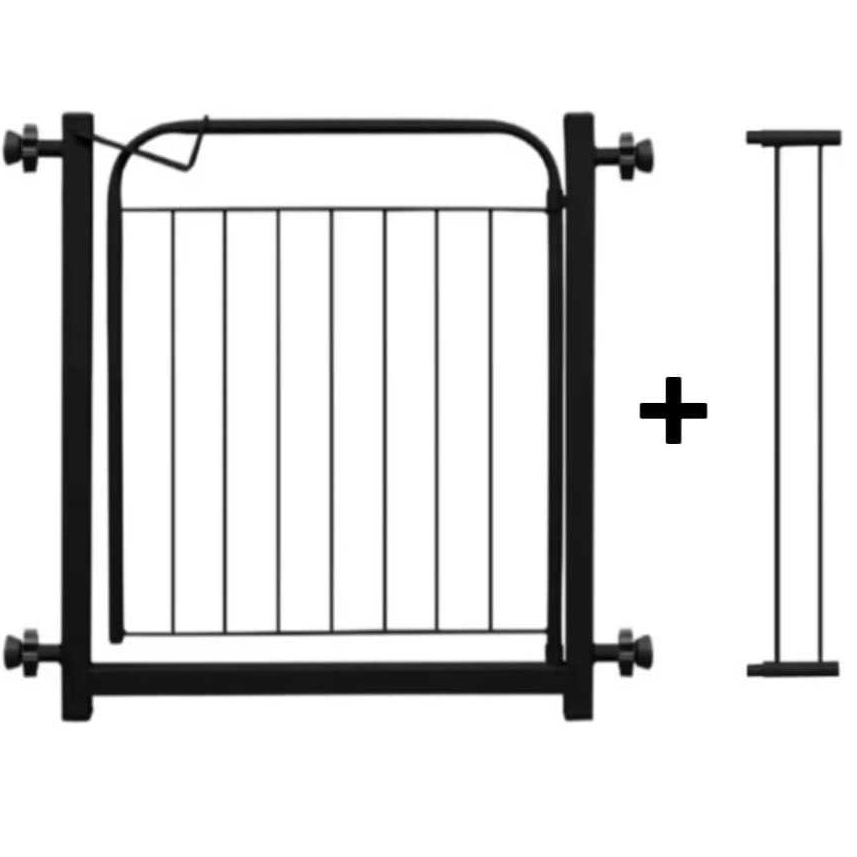 Grade Portão Pet Cachorro ( 78cm A 153cm ) Proteção Portão Segurança Crianças Grade Com Alongador