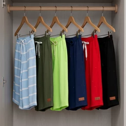 Kit 6 Bermudas Bebe Menino Infantil Moletinho 100% Algodão Shorts Infantil Masculino De Verão Confortável e Estiloso