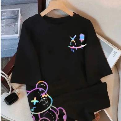 Camiseta Personalizada Urso Lançamento Streetwear Unissex