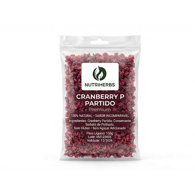 Cranberry Desidratado Natural - 100g a 500g