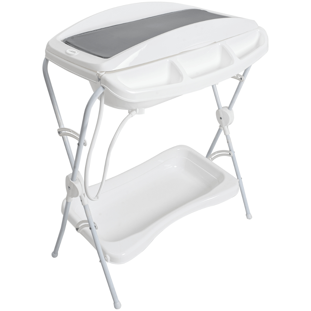 Banheira de Bebe Desmontavel com Trocador Kiddo Shower Cinza