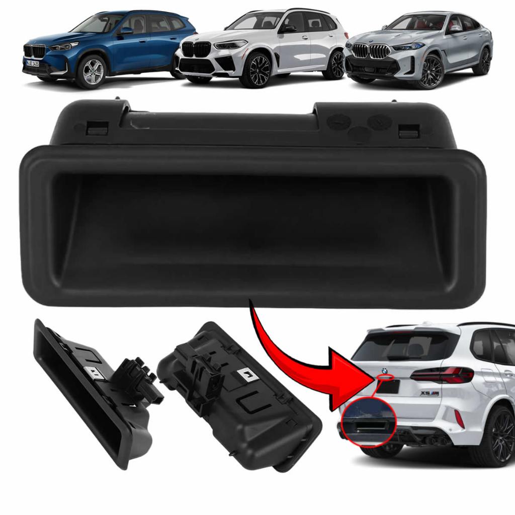 Maçaneta Tampa Traseira Porta Malas Bmw E90 X5 E70 325i E61 E84 X1 E71/72 X6 E82 E88 Padrão Original