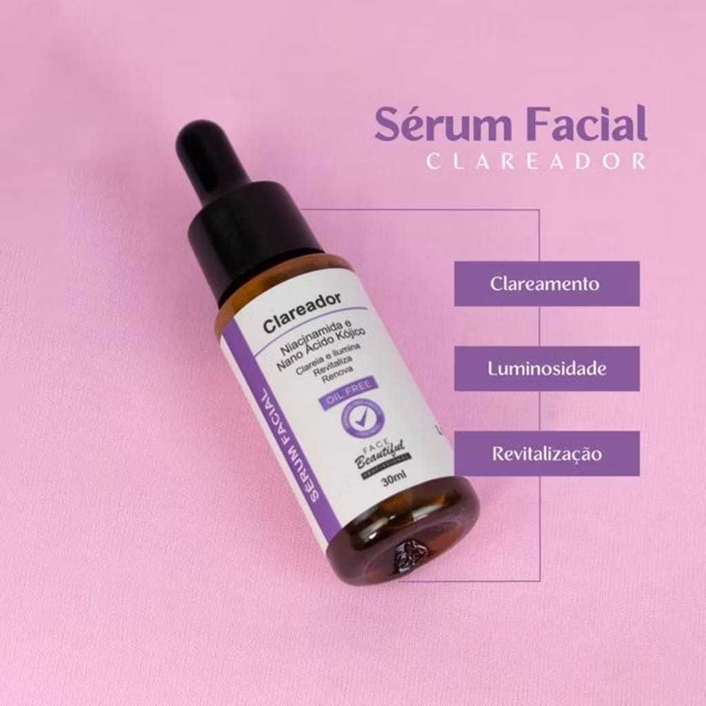 Sérum Facial Clareador Oil Free 30ml Face Beautiful
