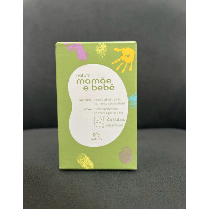 Sabonete em Barra Natura Mamãe e Bebê 2 x 100g - Fórmula Vegana e Limpeza Delicada