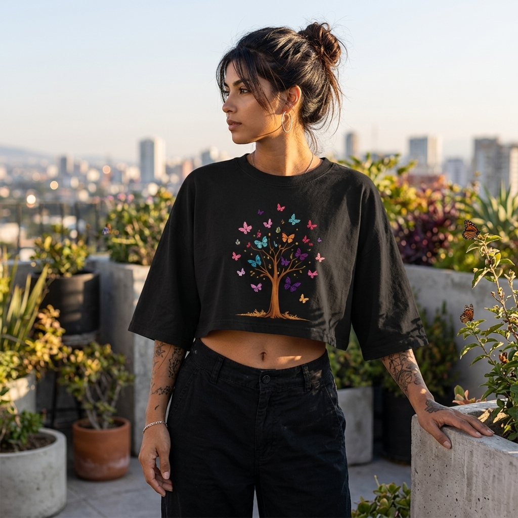 Cropped Feminino Oversized Camiseta Suedine Soltinha Academia Casual Confortável Blusa Feminina