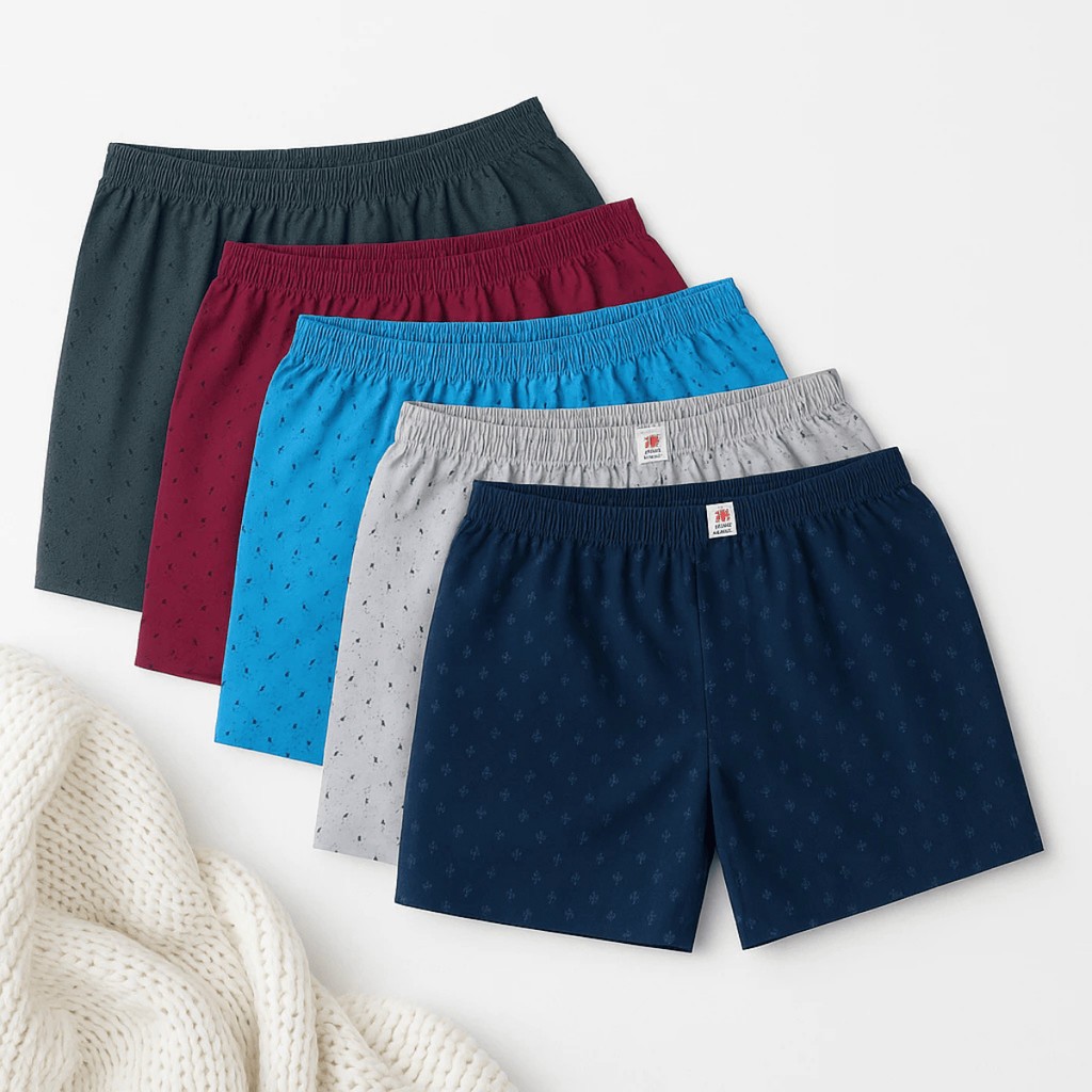KIT 3 Cueca Masculino Samba Canção Short de Dormir Pijama Fresquinho e Confortável