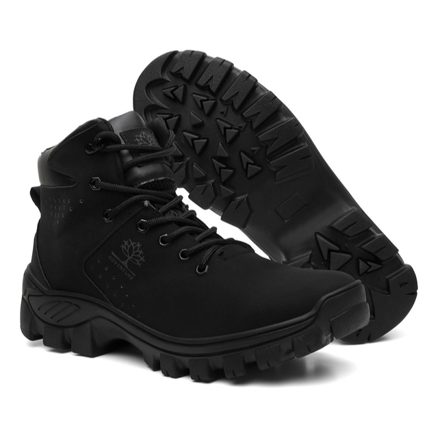 Bota Coturno Adventure Masculino Impermeável Com Biqueira Solado Tratorado Antiderrapante Confortável Resistente 2026
