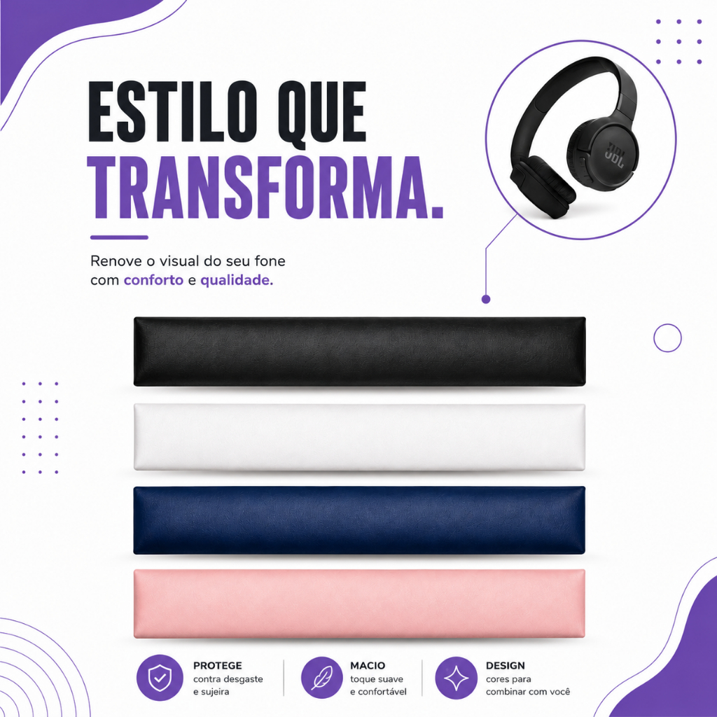 Espumas NOVAS Para Arco Fones JBL TUNE 600 TUNE 510 TUNE 500 TUNE 450 TUNE 450