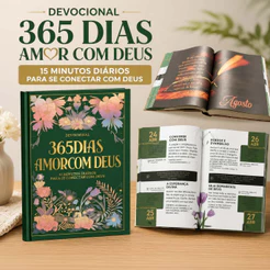 Livro Devocional 365 Dias com Deus – Leituras Diárias para Fortalecer a Fé e Encontrar Paz