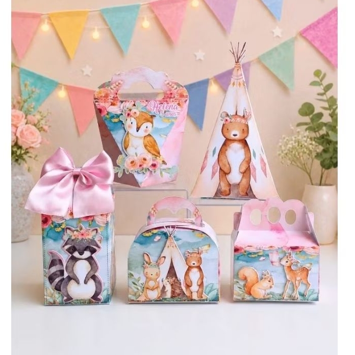 Kit Festa Bosque Encantado 2 - Lembrancinha Aniversário Infantil