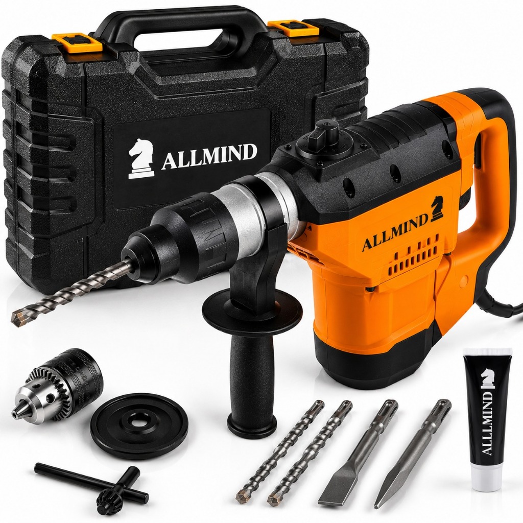 Martelete Furadeira rompedor eletrico profissional 1550w 7KG Martelo de impacto Rompedor