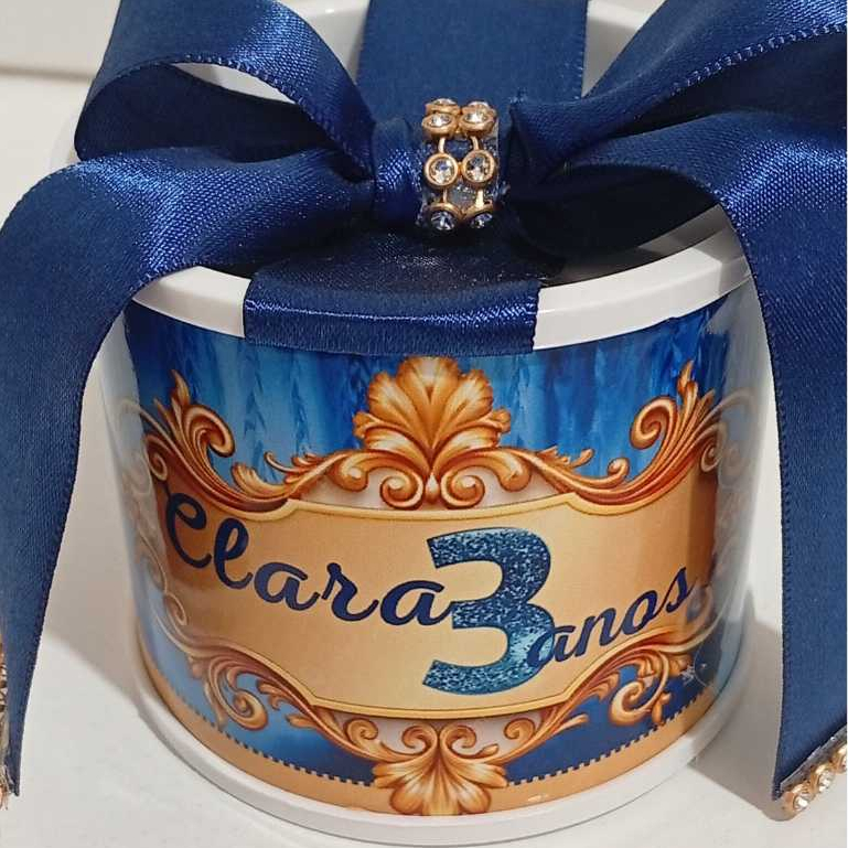 Kit Tubolata Personalizada (5X6) CINDERELA- Festa Aniversário Batizado Lembrancinha Chá de Bebê FAÇO OUTROS TEMAS