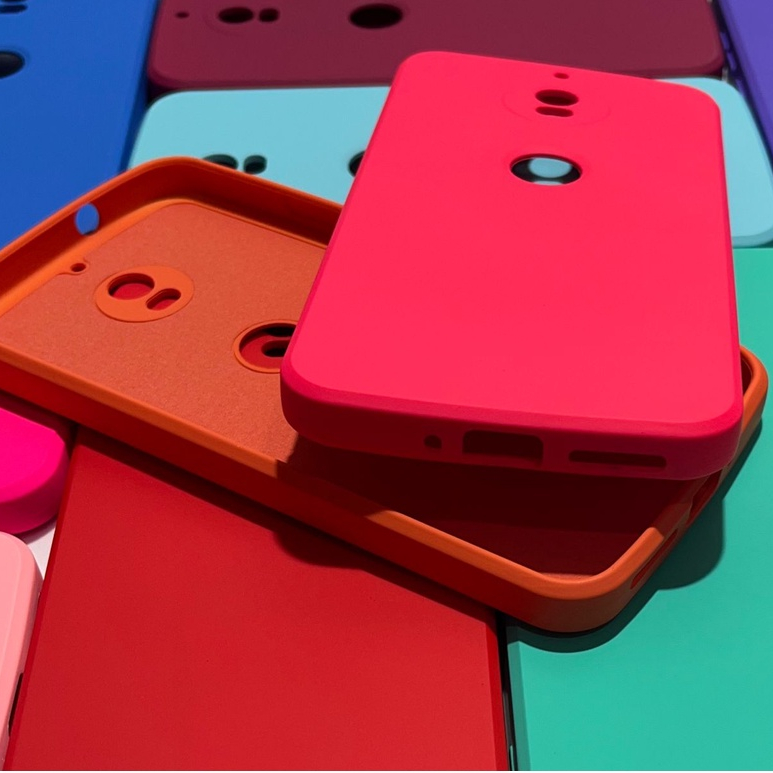 Capa para Motorola G5S Silicone com Proteção de Câmera Interior Aveludado Macia TPU Premium