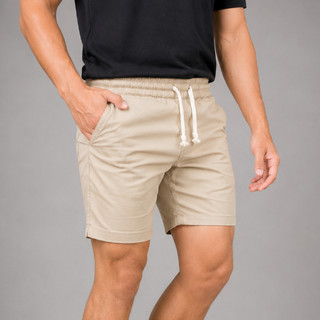 Short Sarja Mauricinho Slim Elegância Masculina Verona Versatilidade Conforto Elegante Casual Ajustável