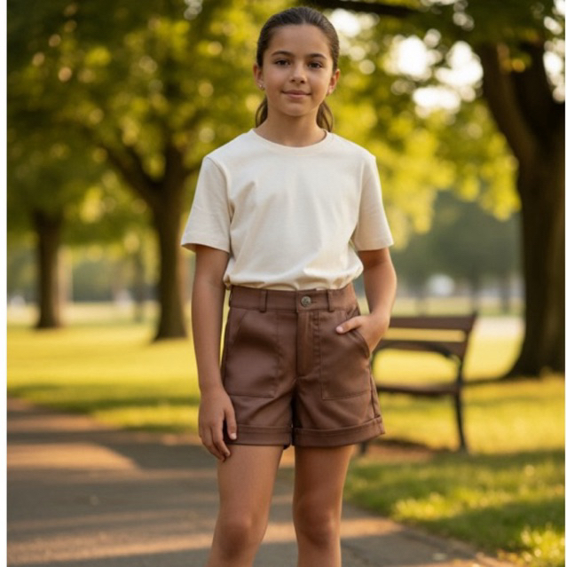 short alfaiataria infantil/juvenil tamanhos 6 ao 16!