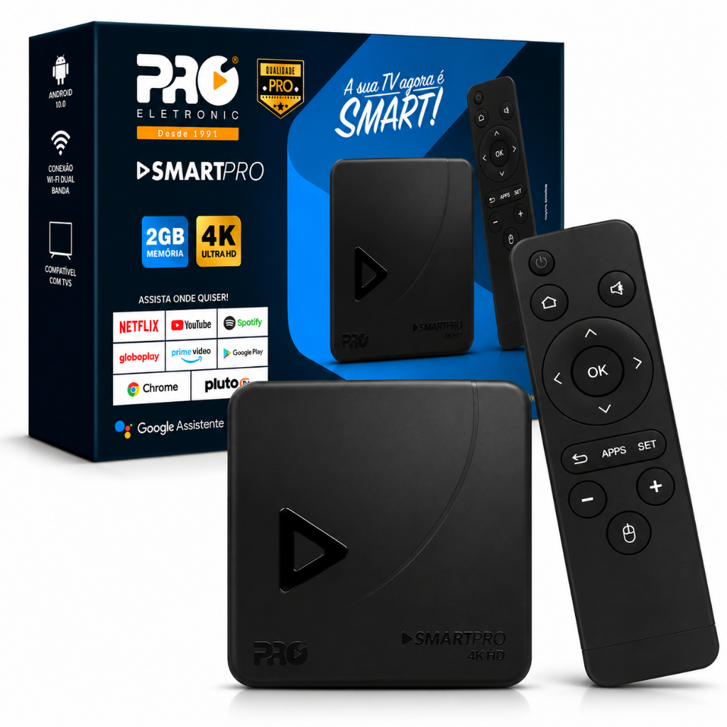 Smart Tv Box Pro Eletronic Prosb-3000 4k Fhd Wifi 2gb/16gb