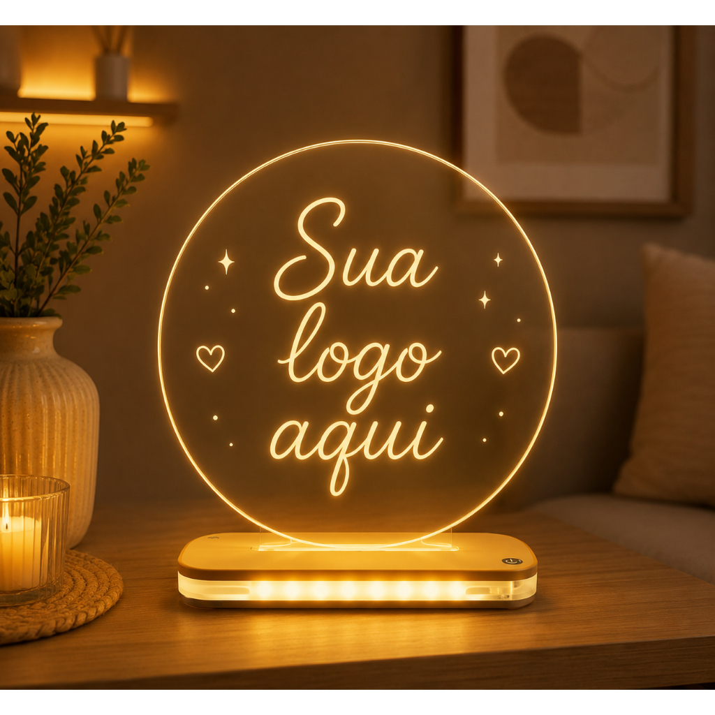 Luminária Logo Personalizada