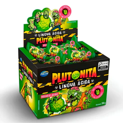 Chiclete Plutonita Língua Ácida C/40 Unidades Arcor