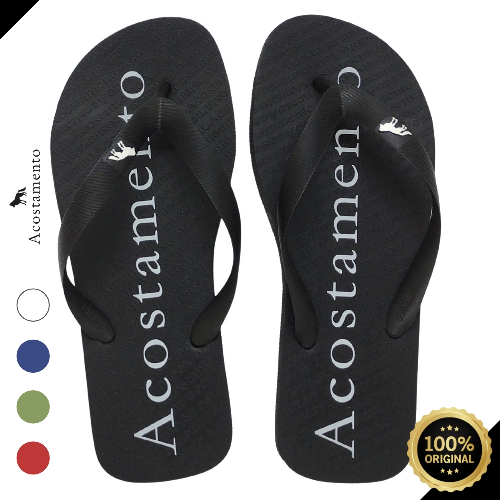 Chinelo Acostamento Masculino Tradicional Estampa Escrita