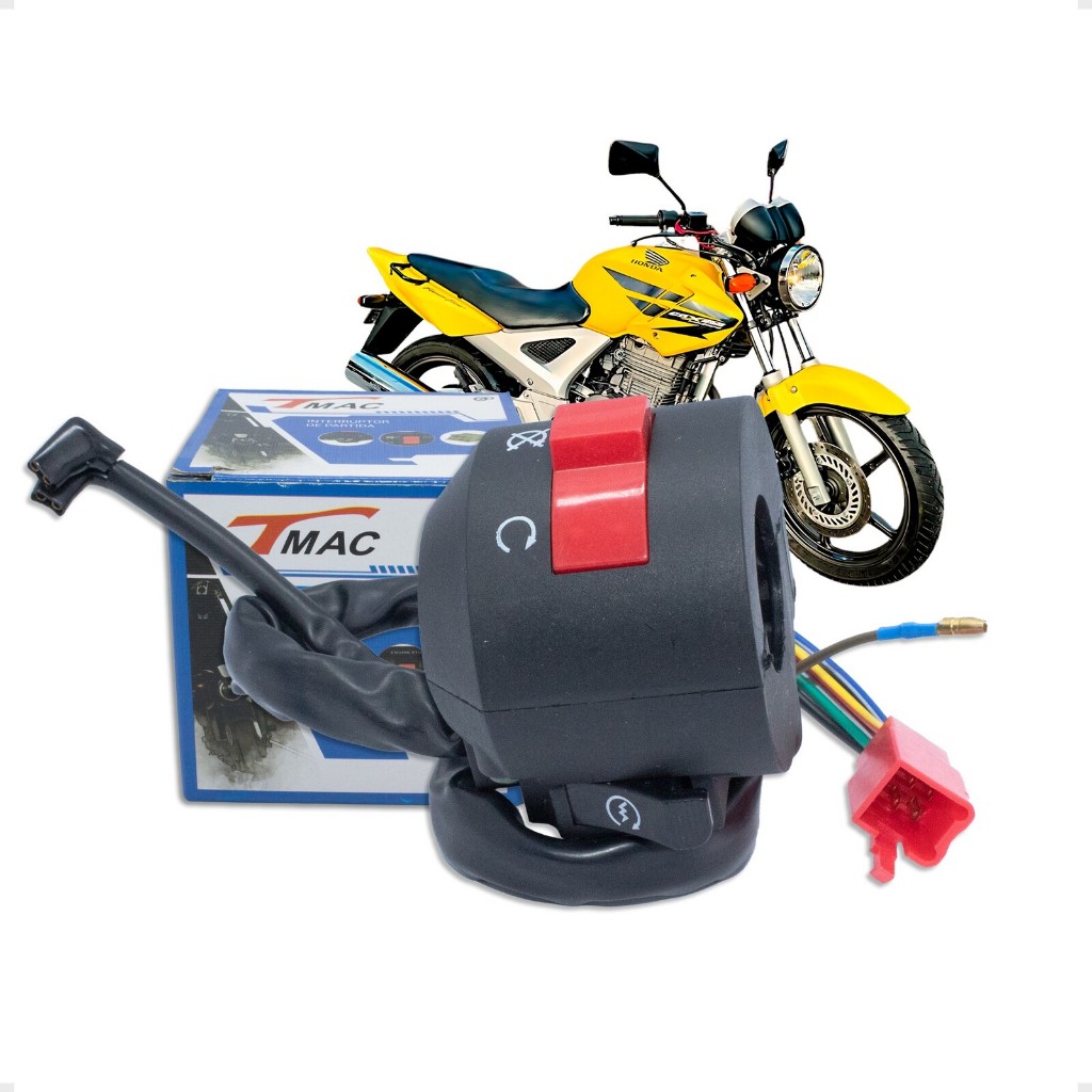 Punho Interruptor de Partida Para CBX 250 2006 2007 2008 Twister Emergência Liga Desliga Start Stop
