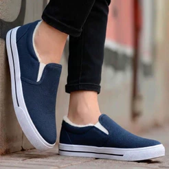 Tênis Masculino Slip On Lona Unissex Calce Fácil Casual Dia a Dia Multiuso Confortável 35 Ao 43