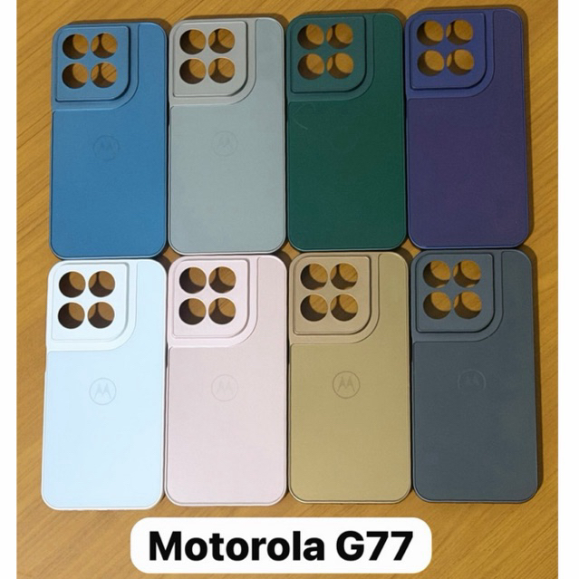 CAPA CASE CAPINHA PREMIUM MOTOROLA G77 5G INTERIOR AVELUDADO AG-GLASS PHONE CASE LUXO ELEGANTE MODA