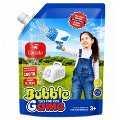 Refil Liquido Para Maquina De Bolha De Sabão 1 Litro Castela