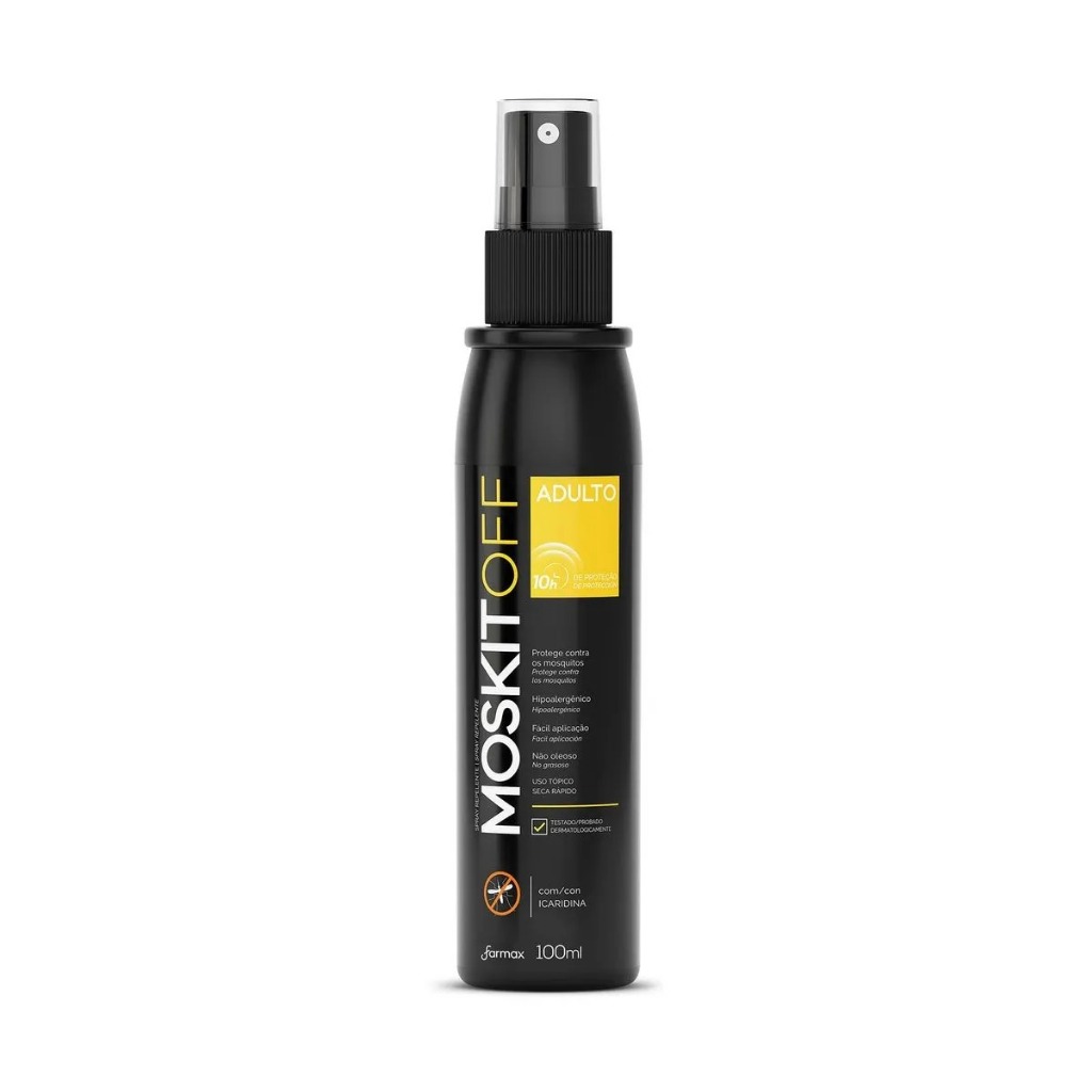 Moskitoff Repelente Icaridina Spray Adulto 10h - 100ml