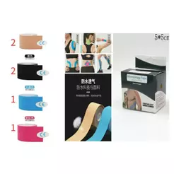 Fita Kinesio Tape com Alta Elasticidade 5cm x 5m