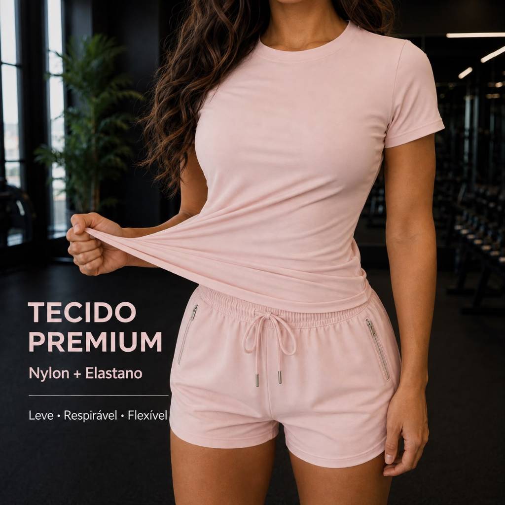 Conjunto Academia Feminino Dry Fit com Short — foto 2
