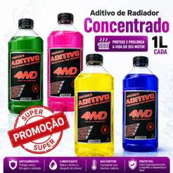 Aditivo Radiador Orgânico Concentrado 1L PROMOÇÃO SHOPEE