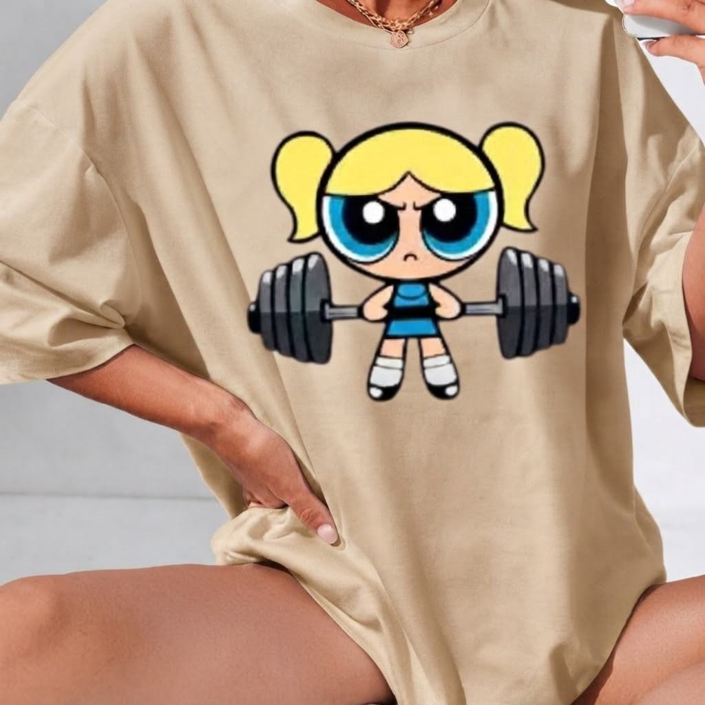 T-shirt Camisetão Algodão Feminino Gym Larga Blusão Academia