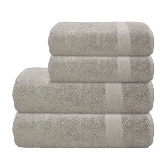 Jogo de Toalhas Camesa Ícone 4 Peças 2 Banho 2 Rosto 100% Algodão 500g Toque Macio Alta Absorção