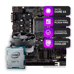 Kit Upgrade, Processador Intel Core i3-3220 + placa mãe
