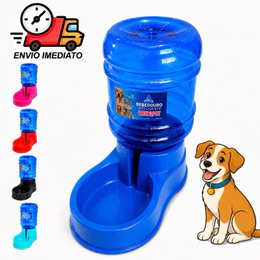 Kit Bebedouro Automático Grande Cachorro Gato Galão de 10 Litros Animais médio grande porte