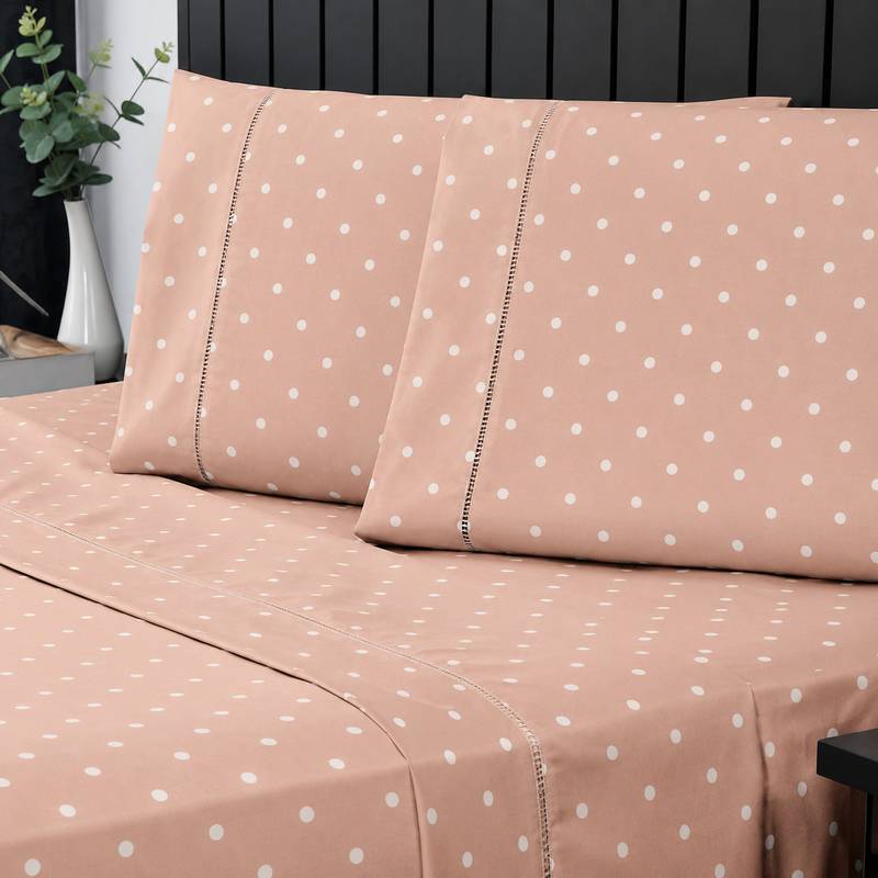 Jogo de Cama Queen 3Pçs (40 alt) (Lençol com elástico + Par de Fronhas) Micropercal 400 fios Extra Macio