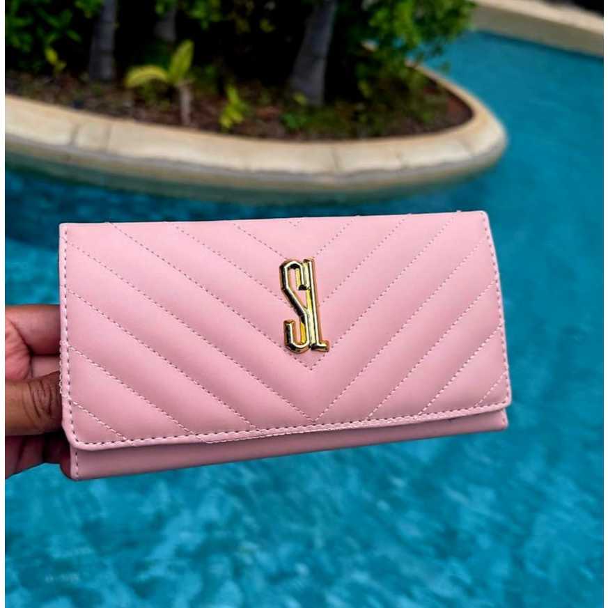 Carteira Feminina Grande Elegante com Porta Cartões e Divisórias