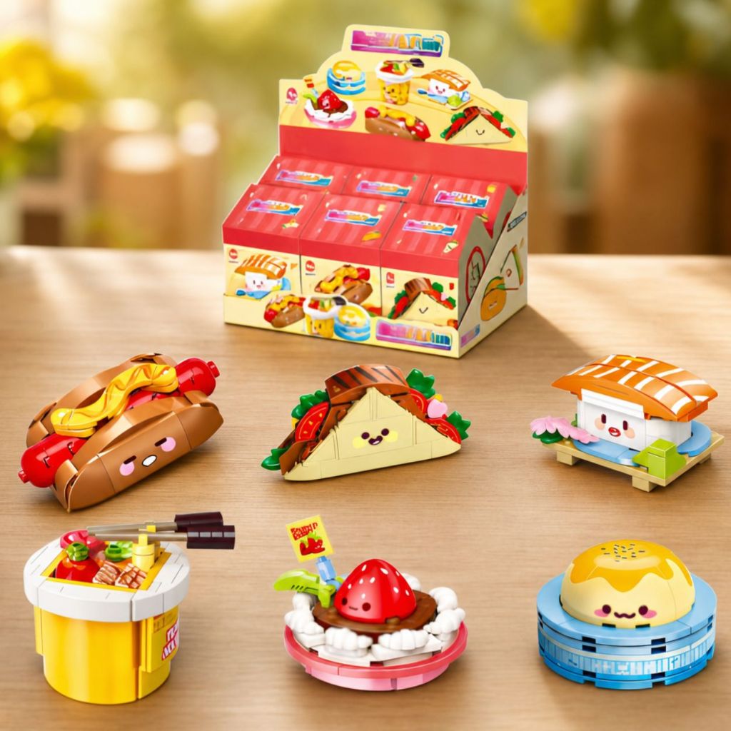 Brinquedo Infantil Montar Comidinhas De Restaurante Keepplay