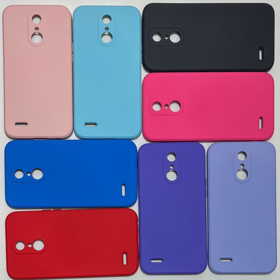 Capa para LG K10 2017 Silicone com Proteção de Câmera Interior Aveludado Macia TPU