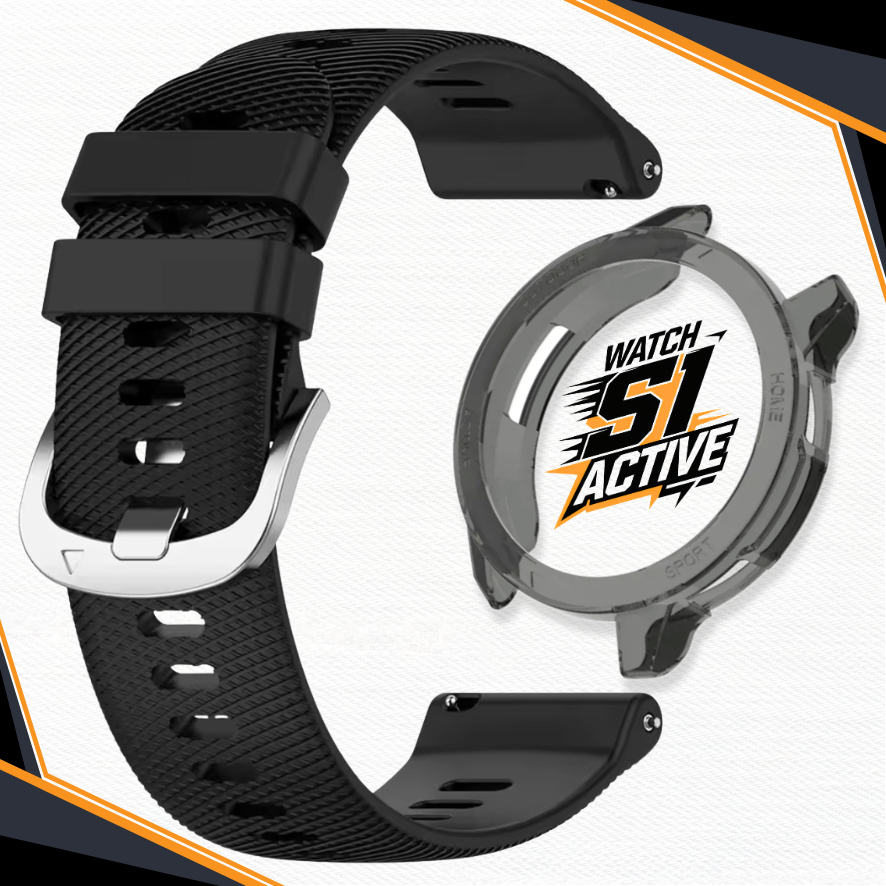 Kit Pulseira 22mm + Capa Para Xiaomi Watch S1 Active